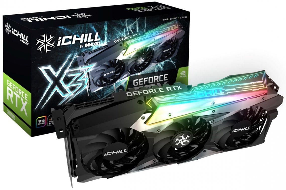 E-ENERGY NVidia GEFORCE RTX 3090 ICHILL X3 24G 1755 MHz Boost 2nd Gen